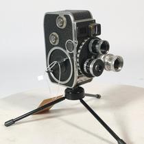 Nostalgic antique camera Switzerland BolexD8 8mm film camera 3 lenses industrial wind ornaments