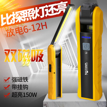 Walson outdoor led work light with magnet auto repair repair super bright light repair car rechargeable lighting flashlight