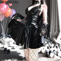 WEISGIRL NIGHTCLUB QUEEN DARK MOOD UNIFORM SEDUCTION SEXY LEATHER ROYAL SISTER FRIED STREET SUIT