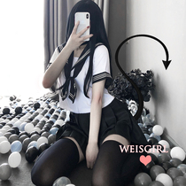 Japanese sailor suit JK student uniform female short skirt temptation maid sexy nightclub sexy cos suit