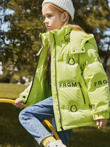 ABC girls down clothes Child Han version Ocean Gas Short small baby Thickened Jacket in the Child Thickened Jacket