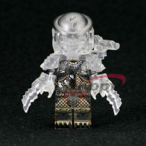 Kefeng building blocks third party KF811 transparent predator battle alien predator assembly toy