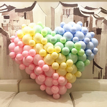 ins macaron gradient 3D three-dimensional love balloon Tanabata proposal confession birthday surprise Valentines Day decoration