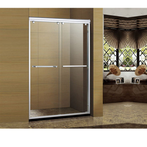 Integral shower room partition One-piece bathroom Bathroom glass door Shower room Wet and dry separation Household Chengdu