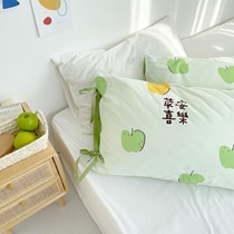  Pingan joy original peace and good meaning Cotton pillowcase pillow cover without pillow core single 74*48 can be customized