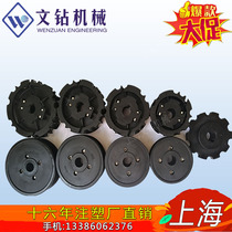 820 chain plate matching sprocket injection molding main passive wheel nylon machine plus barrel mineral water conveyor belt wheel factory