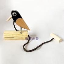 Orff percussion instrument woodpecker sound tube childrens toy instrument early childhood education instrument bird Clapper single sound barrel