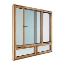 Milan window MILUX96 system aluminum clad wood inner inverted translation window