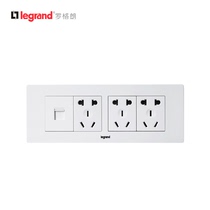TCL Legrand switch socket Shang super wind 118 type four position panel fifteen 15 hole three plug computer broadband