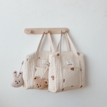 LLK | Korea Dottodot limited cute embroidered multifunctional containing bag children stroller diaper milk bottle bag