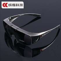 Driver polarizer outdoor cycling sports glasses men and women motorcycle anti-wind sand goggles can wear myopia