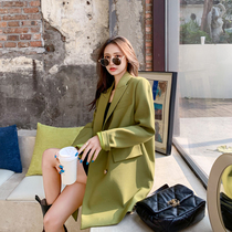 Net red fried street suit jacket women 2021 explosive spring and autumn new Korean loose casual small suit jacket