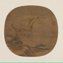 Five Dations and Ten Kingdoms Huang Quan Mandarin Duck Shuangxi Picture HD electronic picture decoration inkjet identification material