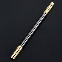Ruyi Golden hoop pen brass pure metal gel pen business boutique high-end signature student pen cap with magnetic attraction