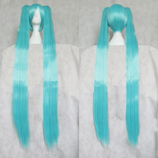 taobao agent Anime cosplay wig Vocaloid Hatsune Miku Green Dam Tan Green