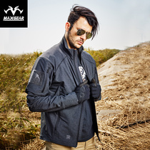 MAXGEAR Wolf Patrol tactical jacket mens spring and autumn windproof jacket outdoor military fans warm soft shell coat