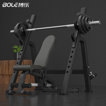 Bench press rack Household multi-function weightlifting bed set free barbell rack Commercial fitness equipment professional squat rack