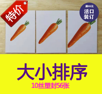 Early childhood education size sorting card concentration training autism loneliness rehabilitation training ABA practical teaching aids
