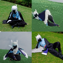 Sky light meets cos clothing Rin winter black cloak Magic season Phonology season White bird big quilt cospaly womens clothing