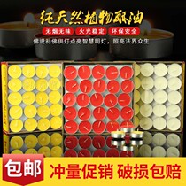 Pure plant butter lamp ritual Buddha 1 2 3 4 5 8 hours ritual Buddha home lantern tasteless smokeless ghee