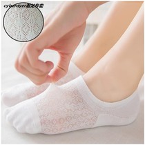 Socks womens socks shallow mouth ins tide summer ladies thin mesh breathable solid color girl boat Socks summer