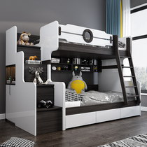 Bunk bed girl bedroom girl 1 M 5 up and down bed small bedroom mother and daughter small apartment adult multi-functional economy