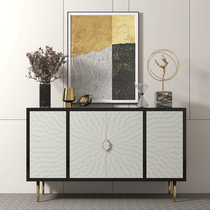 American light luxury entrance cabinet shoe cabinet Designer shell cabinet door-to-door modern simple living room wall dining side cabinet