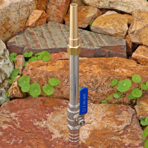 Large flow straight spray high-pressure car wash nozzle stainless steel switch soft pipe joint sprinkle water pump flush long water gun