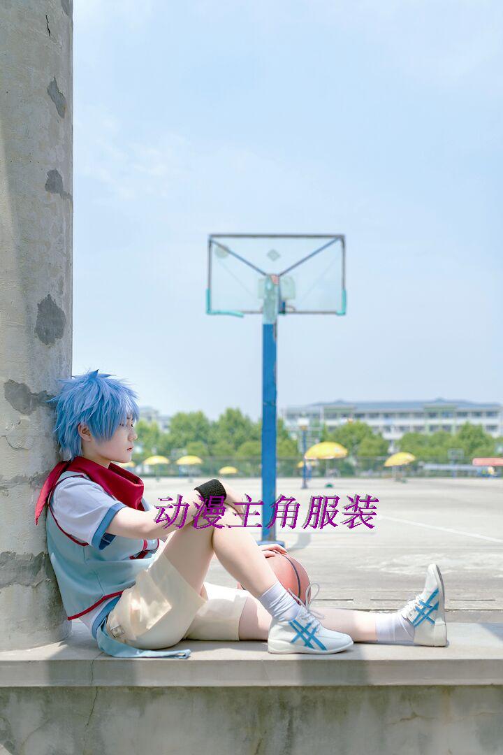 Anime protagonist clothing) cosplay clothing set to do black deacon HeziZhe also street basketball version