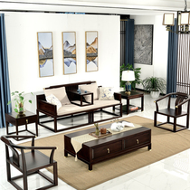 New Chinese style Full solid wood furniture Ebony Arhat bed Hotel bed and breakfast Antique Zen bed Modern Chinese style