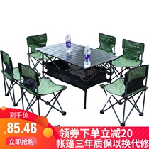 Folding table Outdoor stall promotion Portable 150 simple camping extended table Foldable dining table and chair