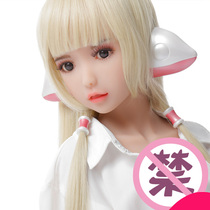 Full silicone solid doll male with skeleton small mini female doll simulation beauty friend hand-made can be inserted into a meter