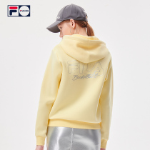 FILA FUSION Feile Tide womens hoodie 2021 new simple casual sports sweatshirt women