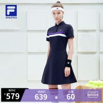FILA ATHLETICS FILA womens dress autumn 2021 new fashion Sports tennis dress