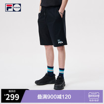 FILA FUSION Fele Tide mens pants knitted five-point pants 2021 autumn new fashion wide sports shorts