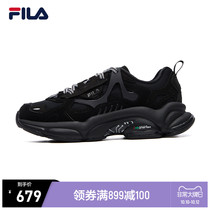 (Cai Xukun the same) FILA FUSION Fei Le Chao brand RJV running shoes 2021 autumn women sports daddy shoes