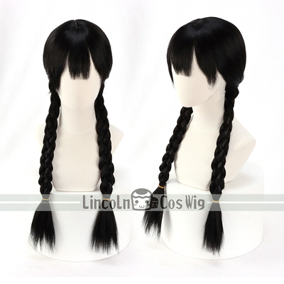 taobao agent Lincoln Adams A Wednesday Adams Double Template COSPLAY wig