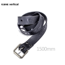 Boundary extension vdive belt with FreeDiving stainless steel buckle silicone belt diving Belt