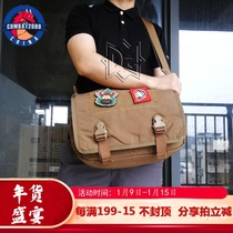 COMBAT2000 messenger low-key tactical satchel shoulder crossbody bag tactical satchel computer briefcase