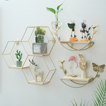 ins creative minimalist Nordic Wall wall hanging living room bedroom room decoration restaurant decoration rack