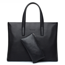 Boutique Mens Bag Crosswalk Business Handbag Men Casual Minimalist Backpack Men Briefcase Soft Leather Single Shoulder Bag Wave