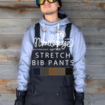 Japanese new ski belt pants 20 years winter windproof snow warm ski clothes outdoor ski belt pants