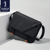 Golf Single Shoulder Bag Mens Large Capacity Diagonal Satchel Waterproof Oxford Cloth Backpack Fashion Sports Casual Light Postman Bag