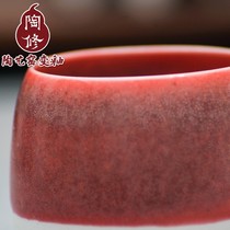 Tao Xiu Watermelon Meat Color Glass Bright Surface Electric Kiln Tao Xiu Medium Temperature Art Ceramic Kiln Glaze 1kg Color