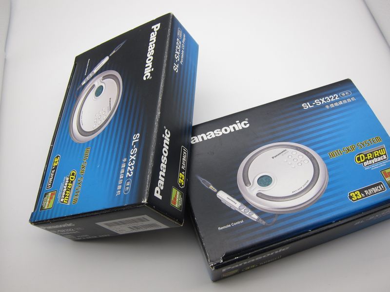 A New Full Set of Panasonic Japanese Original CD Walkman sl-sx322 Line-Controlled Operating Bass and Heavy Sound