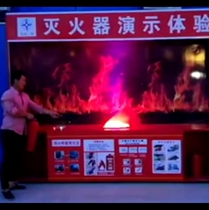 Fire extinguisher demonstration experience equipment simulation electronic fire extinguisher smoke spraying machine Simulation flame jet fire extinguisher