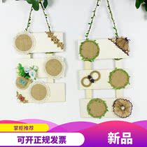  Kindergarten classroom air pendant Preschool education handmade pendant Pastoral style creative decoration area corner indicator listing pendant