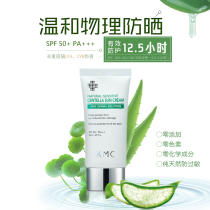 Korea KMC sunscreen waterproof sweatproof Facial refreshing moisturizing outdoor isolation Centella asiatica physical sunscreen for pregnant women