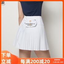 BG golf skirt womens skirt summer thin pleated anti-light skirt Joker fashion Sports golf skirt