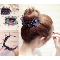 Smart Elegant Butterfly hair hairclip grab clip hair accessories Korean adult ponytail clip ball head grab hair card headgear